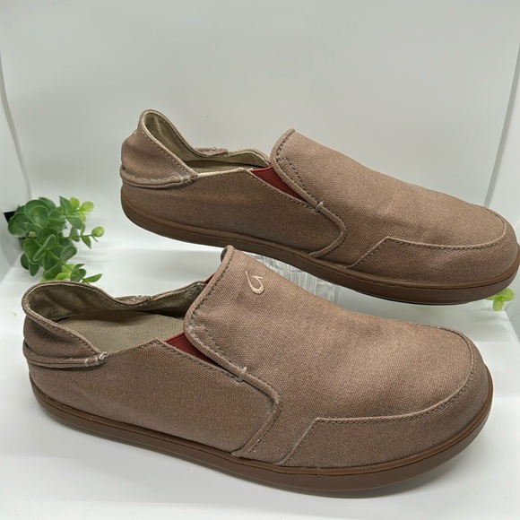OluKai Other - Olukai Moloa Nobea Canvas slip on men’s shoes-Size 9.5